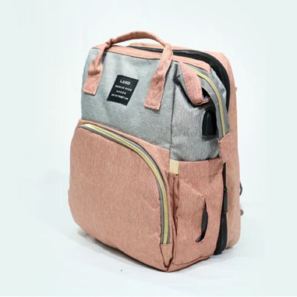 LAND Traveling Share Diaper Bag Backpack/Diaper Changing Station